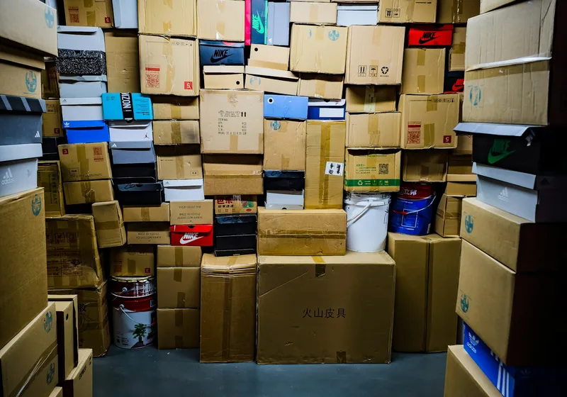 Moving boxes in a storage unit